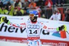 Jean-Baptiste Grange of France reacts after his 1st run of men Slalom of FIS Ski World Championships 2015 at the Birds of Prey in Beaver Creek, United States on 2015/02/15.
