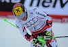 Marcel Hirscher of Austria reacts after his 1st run of men Slalom of FIS Ski World Championships 2015 at the Birds of Prey in Beaver Creek, United States on 2015/02/15.
