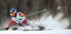 Ted Ligety of the USA in action during the 1st run of men Slalom of FIS Ski World Championships 2015 at the Birds of Prey Course in Beaver Creek, United States on 2015/02/15.
