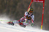 Kathrin Zettel of Austria skiing in the first run of the women giant slalom race for 51st Golden Fox trophy of Audi FIS Alpine skiing World cup in Maribor, Slovenia. Women giant slalom race for 51st Golden Fox trophy of Audi FIS Alpine skiing World cup season 2014-2015, was held on Saturday, 21st of February 2015 in Maribor, Slovenia.
