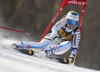 Jessica Lindell-Vikarby of Sweden skiing in the first run of the women giant slalom race for 51st Golden Fox trophy of Audi FIS Alpine skiing World cup in Maribor, Slovenia. Women giant slalom race for 51st Golden Fox trophy of Audi FIS Alpine skiing World cup season 2014-2015, was held on Saturday, 21st of February 2015 in Maribor, Slovenia.
