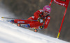 Nadia Fanchini of Italy skiing in the first run of the women giant slalom race for 51st Golden Fox trophy of Audi FIS Alpine skiing World cup in Maribor, Slovenia. Women giant slalom race for 51st Golden Fox trophy of Audi FIS Alpine skiing World cup season 2014-2015, was held on Saturday, 21st of February 2015 in Maribor, Slovenia.
