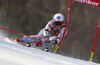 Tina Weirather of Liechtenstein skiing in the first run of the women giant slalom race for 51st Golden Fox trophy of Audi FIS Alpine skiing World cup in Maribor, Slovenia. Women giant slalom race for 51st Golden Fox trophy of Audi FIS Alpine skiing World cup season 2014-2015, was held on Saturday, 21st of February 2015 in Maribor, Slovenia.
