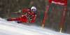 Federica Brignone of Italy skiing in the first run of the women giant slalom race for 51st Golden Fox trophy of Audi FIS Alpine skiing World cup in Maribor, Slovenia. Women giant slalom race for 51st Golden Fox trophy of Audi FIS Alpine skiing World cup season 2014-2015, was held on Saturday, 21st of February 2015 in Maribor, Slovenia.
