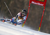 Lara Gut of Switzerland skiing in the first run of the women giant slalom race for 51st Golden Fox trophy of Audi FIS Alpine skiing World cup in Maribor, Slovenia. Women giant slalom race for 51st Golden Fox trophy of Audi FIS Alpine skiing World cup season 2014-2015, was held on Saturday, 21st of February 2015 in Maribor, Slovenia.
