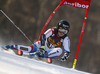 Lara Gut of Switzerland skiing in the first run of the women giant slalom race for 51st Golden Fox trophy of Audi FIS Alpine skiing World cup in Maribor, Slovenia. Women giant slalom race for 51st Golden Fox trophy of Audi FIS Alpine skiing World cup season 2014-2015, was held on Saturday, 21st of February 2015 in Maribor, Slovenia.
