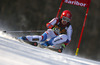 Dominique Gisin of Switzerland skiing in the first run of the women giant slalom race for 51st Golden Fox trophy of Audi FIS Alpine skiing World cup in Maribor, Slovenia. Women giant slalom race for 51st Golden Fox trophy of Audi FIS Alpine skiing World cup season 2014-2015, was held on Saturday, 21st of February 2015 in Maribor, Slovenia.
