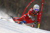 Irene Curtoni of Italy skiing in the first run of the women giant slalom race for 51st Golden Fox trophy of Audi FIS Alpine skiing World cup in Maribor, Slovenia. Women giant slalom race for 51st Golden Fox trophy of Audi FIS Alpine skiing World cup season 2014-2015, was held on Saturday, 21st of February 2015 in Maribor, Slovenia.
