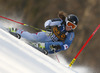 Alexandra Tilley of Great Britain skiing in the first run of the women giant slalom race for 51st Golden Fox trophy of Audi FIS Alpine skiing World cup in Maribor, Slovenia. Women giant slalom race for 51st Golden Fox trophy of Audi FIS Alpine skiing World cup season 2014-2015, was held on Saturday, 21st of February 2015 in Maribor, Slovenia.
