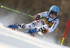 Simona Hoesl of Germany skiing in the first run of the women giant slalom race for 51st Golden Fox trophy of Audi FIS Alpine skiing World cup in Maribor, Slovenia. Women giant slalom race for 51st Golden Fox trophy of Audi FIS Alpine skiing World cup season 2014-2015, was held on Saturday, 21st of February 2015 in Maribor, Slovenia.
