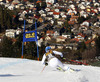 Nathalie Eklund of Sweden skiing in the second run of the women giant slalom race for 51st Golden Fox trophy of Audi FIS Alpine skiing World cup in Maribor, Slovenia. Women giant slalom race for 51st Golden Fox trophy of Audi FIS Alpine skiing World cup season 2014-2015, was held on Saturday, 21st of February 2015 in Maribor, Slovenia.
