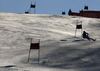 Frida Hansdotter of Sweden skiing in the second run of the women giant slalom race for 51st Golden Fox trophy of Audi FIS Alpine skiing World cup in Maribor, Slovenia. Women giant slalom race for 51st Golden Fox trophy of Audi FIS Alpine skiing World cup season 2014-2015, was held on Saturday, 21st of February 2015 in Maribor, Slovenia.
