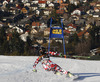 Winner Anna Fenninger of Austria skiing in the second run of the women giant slalom race for 51st Golden Fox trophy of Audi FIS Alpine skiing World cup in Maribor, Slovenia. Women giant slalom race for 51st Golden Fox trophy of Audi FIS Alpine skiing World cup season 2014-2015, was held on Saturday, 21st of February 2015 in Maribor, Slovenia.
