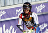 Lara Gut of Switzerland reacts in the finish of the second run of the women giant slalom race for 51st Golden Fox trophy of Audi FIS Alpine skiing World cup in Maribor, Slovenia. Women giant slalom race for 51st Golden Fox trophy of Audi FIS Alpine skiing World cup season 2014-2015, was held on Saturday, 21st of February 2015 in Maribor, Slovenia.
