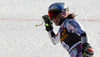 Third placed Tina Weirather of Liechtenstein reacts in the finish of the second run of the women giant slalom race for 51st Golden Fox trophy of Audi FIS Alpine skiing World cup in Maribor, Slovenia. Women giant slalom race for 51st Golden Fox trophy of Audi FIS Alpine skiing World cup season 2014-2015, was held on Saturday, 21st of February 2015 in Maribor, Slovenia.
