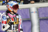 Third placed Tina Weirather of Liechtenstein reacts in the finish of the second run of the women giant slalom race for 51st Golden Fox trophy of Audi FIS Alpine skiing World cup in Maribor, Slovenia. Women giant slalom race for 51st Golden Fox trophy of Audi FIS Alpine skiing World cup season 2014-2015, was held on Saturday, 21st of February 2015 in Maribor, Slovenia.
