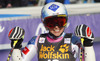 Third placed Tina Weirather of Liechtenstein reacts in the finish of the second run of the women giant slalom race for 51st Golden Fox trophy of Audi FIS Alpine skiing World cup in Maribor, Slovenia. Women giant slalom race for 51st Golden Fox trophy of Audi FIS Alpine skiing World cup season 2014-2015, was held on Saturday, 21st of February 2015 in Maribor, Slovenia.
