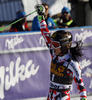 Winner Anna Fenninger of Austria reacts in the finish of the second run of the women giant slalom race for 51st Golden Fox trophy of Audi FIS Alpine skiing World cup in Maribor, Slovenia. Women giant slalom race for 51st Golden Fox trophy of Audi FIS Alpine skiing World cup season 2014-2015, was held on Saturday, 21st of February 2015 in Maribor, Slovenia.
