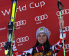 Winner Anna Fenninger of Austria celebrate her victory in the women giant slalom race for 51st Golden Fox trophy of Audi FIS Alpine skiing World cup in Maribor, Slovenia. Women giant slalom race for 51st Golden Fox trophy of Audi FIS Alpine skiing World cup season 2014-2015, was held on Saturday, 21st of February 2015 in Maribor, Slovenia.
