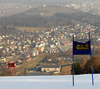 View from the race course of the women giant slalom race for 51st Golden Fox trophy of Audi FIS Alpine skiing World cup in Maribor, Slovenia. Women giant slalom race for 51st Golden Fox trophy of Audi FIS Alpine skiing World cup season 2014-2015, was held on Saturday, 21st of February 2015 in Maribor, Slovenia.
