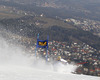 Jessica Lindell-Vikarby of Sweden skiing in the first run of the women giant slalom race for 51st Golden Fox trophy of Audi FIS Alpine skiing World cup in Maribor, Slovenia. Women giant slalom race for 51st Golden Fox trophy of Audi FIS Alpine skiing World cup season 2014-2015, was held on Saturday, 21st of February 2015 in Maribor, Slovenia.
