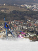 Ragnhild Mowinckel of Norway skiing in the first run of the women giant slalom race for 51st Golden Fox trophy of Audi FIS Alpine skiing World cup in Maribor, Slovenia. Women giant slalom race for 51st Golden Fox trophy of Audi FIS Alpine skiing World cup season 2014-2015, was held on Saturday, 21st of February 2015 in Maribor, Slovenia.
