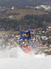 Manuela Moelgg of Italy skiing in the first run of the women giant slalom race for 51st Golden Fox trophy of Audi FIS Alpine skiing World cup in Maribor, Slovenia. Women giant slalom race for 51st Golden Fox trophy of Audi FIS Alpine skiing World cup season 2014-2015, was held on Saturday, 21st of February 2015 in Maribor, Slovenia.
