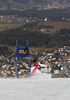 Simone Wild of Switzerland skiing in the first run of the women giant slalom race for 51st Golden Fox trophy of Audi FIS Alpine skiing World cup in Maribor, Slovenia. Women giant slalom race for 51st Golden Fox trophy of Audi FIS Alpine skiing World cup season 2014-2015, was held on Saturday, 21st of February 2015 in Maribor, Slovenia.
