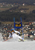 Nathalie Eklund of Sweden skiing in the first run of the women giant slalom race for 51st Golden Fox trophy of Audi FIS Alpine skiing World cup in Maribor, Slovenia. Women giant slalom race for 51st Golden Fox trophy of Audi FIS Alpine skiing World cup season 2014-2015, was held on Saturday, 21st of February 2015 in Maribor, Slovenia.
