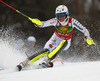 Frida Hansdotter of Sweden skiing in the first run of the women slalom race for 51st Golden Fox trophy of Audi FIS Alpine skiing World cup in Maribor, Slovenia. Women slalom race for 51st Golden Fox trophy of Audi FIS Alpine skiing World cup season 2014-2015, was held on Sunday, 22nd of February 2015 in Maribor, Slovenia.
