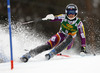 Nina Loeseth of Norway skiing in the first run of the women slalom race for 51st Golden Fox trophy of Audi FIS Alpine skiing World cup in Maribor, Slovenia. Women slalom race for 51st Golden Fox trophy of Audi FIS Alpine skiing World cup season 2014-2015, was held on Sunday, 22nd of February 2015 in Maribor, Slovenia.
