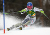 Veronika Velez Zuzulova of Slovakia skiing in the first run of the women slalom race for 51st Golden Fox trophy of Audi FIS Alpine skiing World cup in Maribor, Slovenia. Women slalom race for 51st Golden Fox trophy of Audi FIS Alpine skiing World cup season 2014-2015, was held on Sunday, 22nd of February 2015 in Maribor, Slovenia.
