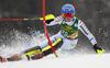 Charlotta Saefvenberg of Sweden skiing in the first run of the women slalom race for 51st Golden Fox trophy of Audi FIS Alpine skiing World cup in Maribor, Slovenia. Women slalom race for 51st Golden Fox trophy of Audi FIS Alpine skiing World cup season 2014-2015, was held on Sunday, 22nd of February 2015 in Maribor, Slovenia.
