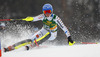 Charlotta Saefvenberg of Sweden skiing in the first run of the women slalom race for 51st Golden Fox trophy of Audi FIS Alpine skiing World cup in Maribor, Slovenia. Women slalom race for 51st Golden Fox trophy of Audi FIS Alpine skiing World cup season 2014-2015, was held on Sunday, 22nd of February 2015 in Maribor, Slovenia.
