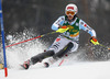 Christina Geiger of Germany skiing in the first run of the women slalom race for 51st Golden Fox trophy of Audi FIS Alpine skiing World cup in Maribor, Slovenia. Women slalom race for 51st Golden Fox trophy of Audi FIS Alpine skiing World cup season 2014-2015, was held on Sunday, 22nd of February 2015 in Maribor, Slovenia.
