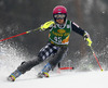 Merle Soppela of Finland skiing in the first run of the women slalom race for 51st Golden Fox trophy of Audi FIS Alpine skiing World cup in Maribor, Slovenia. Women slalom race for 51st Golden Fox trophy of Audi FIS Alpine skiing World cup season 2014-2015, was held on Sunday, 22nd of February 2015 in Maribor, Slovenia.
