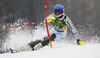 Sara Hector of Sweden skiing in the first run of the women slalom race for 51st Golden Fox trophy of Audi FIS Alpine skiing World cup in Maribor, Slovenia. Women slalom race for 51st Golden Fox trophy of Audi FIS Alpine skiing World cup season 2014-2015, was held on Sunday, 22nd of February 2015 in Maribor, Slovenia.
