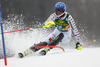 Sara Hector of Sweden skiing in the first run of the women slalom race for 51st Golden Fox trophy of Audi FIS Alpine skiing World cup in Maribor, Slovenia. Women slalom race for 51st Golden Fox trophy of Audi FIS Alpine skiing World cup season 2014-2015, was held on Sunday, 22nd of February 2015 in Maribor, Slovenia.
