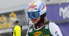 Charlotte Chable of Switzerland reacts in finish of the second run of the women slalom race for 51st Golden Fox trophy of Audi FIS Alpine skiing World cup in Maribor, Slovenia. Women slalom race for 51st Golden Fox trophy of Audi FIS Alpine skiing World cup season 2014-2015, was held on Sunday, 22nd of February 2015 in Maribor, Slovenia.
