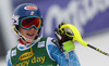 Winner Mikaela Shiffrin of USA reacts in finish of the second run of the women slalom race for 51st Golden Fox trophy of Audi FIS Alpine skiing World cup in Maribor, Slovenia. Women slalom race for 51st Golden Fox trophy of Audi FIS Alpine skiing World cup season 2014-2015, was held on Sunday, 22nd of February 2015 in Maribor, Slovenia.
