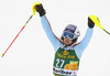 Lena Duerr of Germany reacts in the finish of the first run of the women slalom race for 51st Golden Fox trophy of Audi FIS Alpine skiing World cup in Maribor, Slovenia. Women slalom race for 51st Golden Fox trophy of Audi FIS Alpine skiing World cup season 2014-2015, was held on Sunday, 22nd of February 2015 in Maribor, Slovenia.
