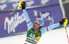 Maren Wiesler of Germany reacts in the finish of the first run of the women slalom race for 51st Golden Fox trophy of Audi FIS Alpine skiing World cup in Maribor, Slovenia. Women slalom race for 51st Golden Fox trophy of Audi FIS Alpine skiing World cup season 2014-2015, was held on Sunday, 22nd of February 2015 in Maribor, Slovenia.
