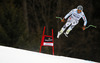 Josef Ferstl of Germany skiing in second training run for the men downhill race of Audi FIS Alpine skiing World cup in Garmisch-Partenkirchen, Germany. Second training for men downhill race of Audi FIS Alpine skiing World cup season 2014-2015, was held on Friday, 27th of February 2015 in Garmisch-Partenkirchen, Germany.
