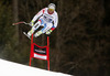 Beat Feuz of Switzerland skiing in second training run for the men downhill race of Audi FIS Alpine skiing World cup in Garmisch-Partenkirchen, Germany. Second training for men downhill race of Audi FIS Alpine skiing World cup season 2014-2015, was held on Friday, 27th of February 2015 in Garmisch-Partenkirchen, Germany.
