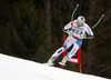 Silvan Zurbriggen of Switzerland skiing in second training run for the men downhill race of Audi FIS Alpine skiing World cup in Garmisch-Partenkirchen, Germany. Second training for men downhill race of Audi FIS Alpine skiing World cup season 2014-2015, was held on Friday, 27th of February 2015 in Garmisch-Partenkirchen, Germany.
