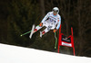 Andreas Sander of Germany skiing in second training run for the men downhill race of Audi FIS Alpine skiing World cup in Garmisch-Partenkirchen, Germany. Second training for men downhill race of Audi FIS Alpine skiing World cup season 2014-2015, was held on Friday, 27th of February 2015 in Garmisch-Partenkirchen, Germany.
