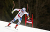 Mauro Caviezel of Switzerland skiing in second training run for the men downhill race of Audi FIS Alpine skiing World cup in Garmisch-Partenkirchen, Germany. Second training for men downhill race of Audi FIS Alpine skiing World cup season 2014-2015, was held on Friday, 27th of February 2015 in Garmisch-Partenkirchen, Germany.
