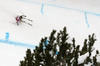 Kjetil Jansrud of Norway skiing in second training run for the men downhill race of Audi FIS Alpine skiing World cup in Garmisch-Partenkirchen, Germany. Second training for men downhill race of Audi FIS Alpine skiing World cup season 2014-2015, was held on Friday, 27th of February 2015 in Garmisch-Partenkirchen, Germany.
