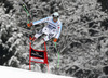 Andreas Sander of Germany skiing during the men downhill race of Audi FIS Alpine skiing World cup in Garmisch-Partenkirchen, Germany. Men downhill race of Audi FIS Alpine skiing World cup season 2014-2015, was held on Saturday, 28th of February 2015 in Garmisch-Partenkirchen, Germany.
