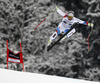 Beat Feuz of Switzerland skiing during the men downhill race of Audi FIS Alpine skiing World cup in Garmisch-Partenkirchen, Germany. Men downhill race of Audi FIS Alpine skiing World cup season 2014-2015, was held on Saturday, 28th of February 2015 in Garmisch-Partenkirchen, Germany.
